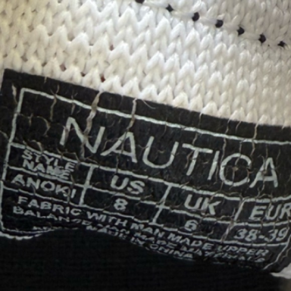 Nautica Anokin Cream / White Athletic Shoes SZ 8 - Picture 11 of 12